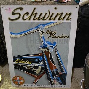 Schwinn Black Phantom Metal Art 2006 - Pacific Cycle Inc 12x 15